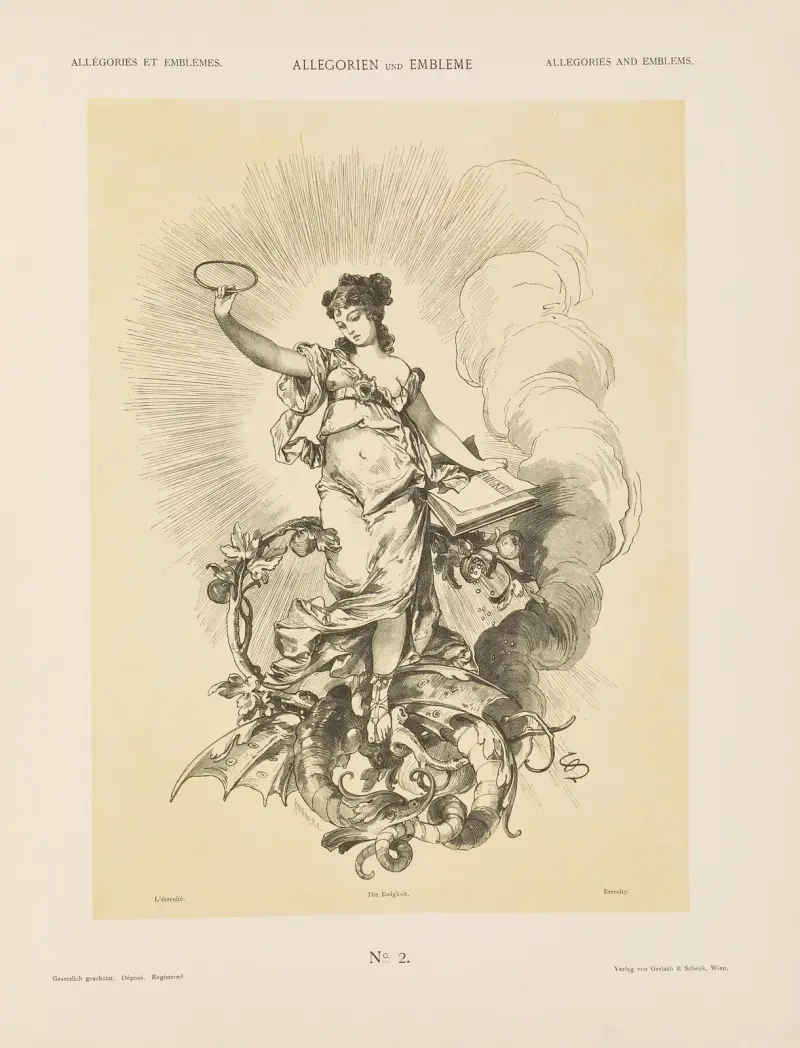 Allegorien und Embleme Bd. I Taf. 002 von Albert Ilg