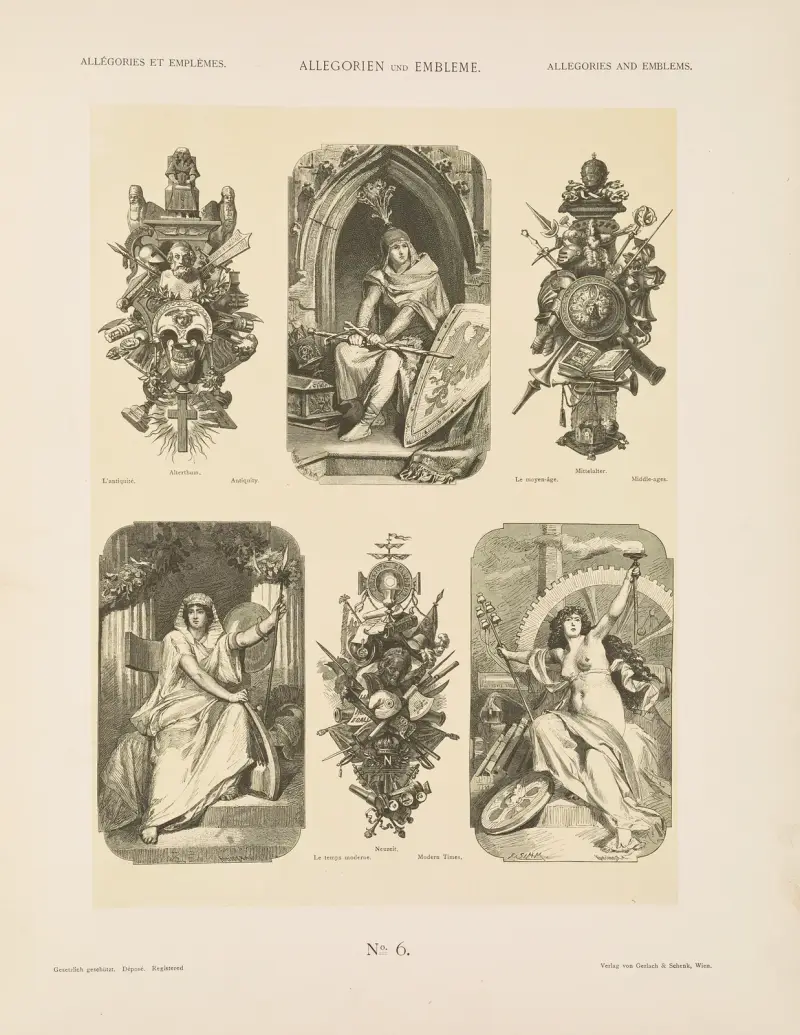 Allegorien und Embleme Vol. I Pl.006 av Albert Ilg