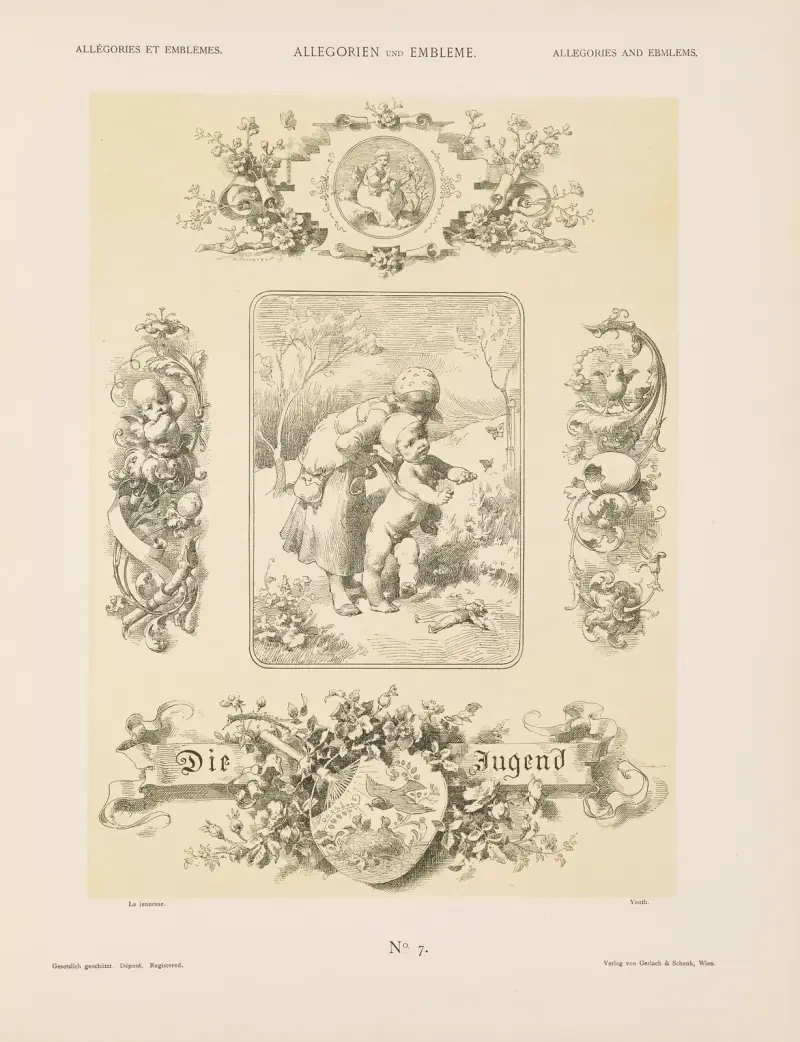Allegorien und Embleme Vol. I Pl.007 av Albert Ilg