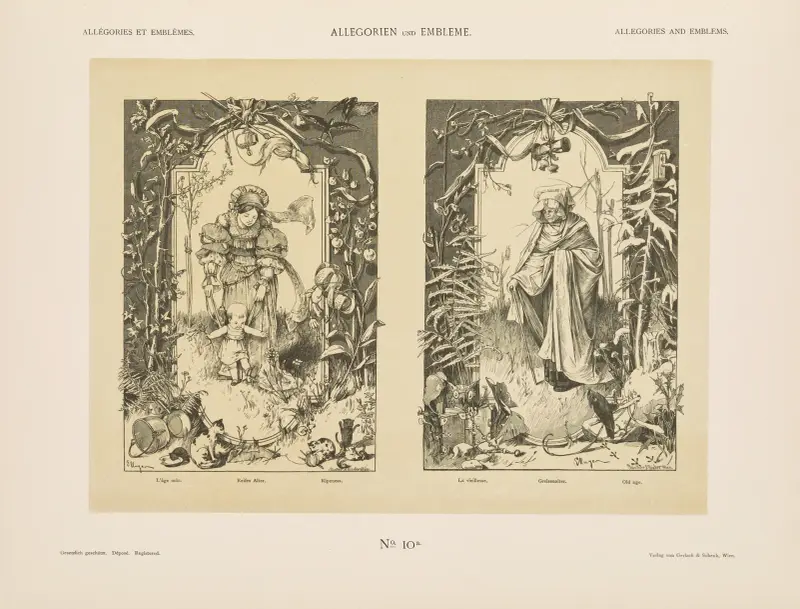 Allegorien und Embleme Vol. I Pl.011 av Albert Ilg