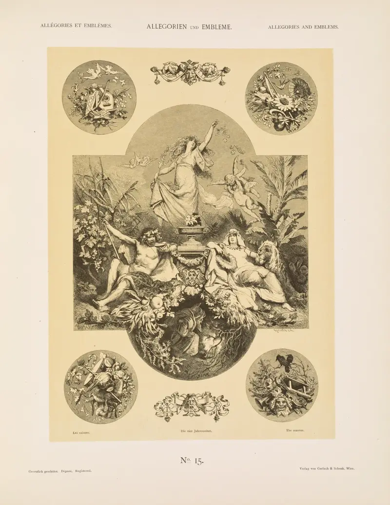Allegorien und Embleme Vol. I Pl.016 av Albert Ilg