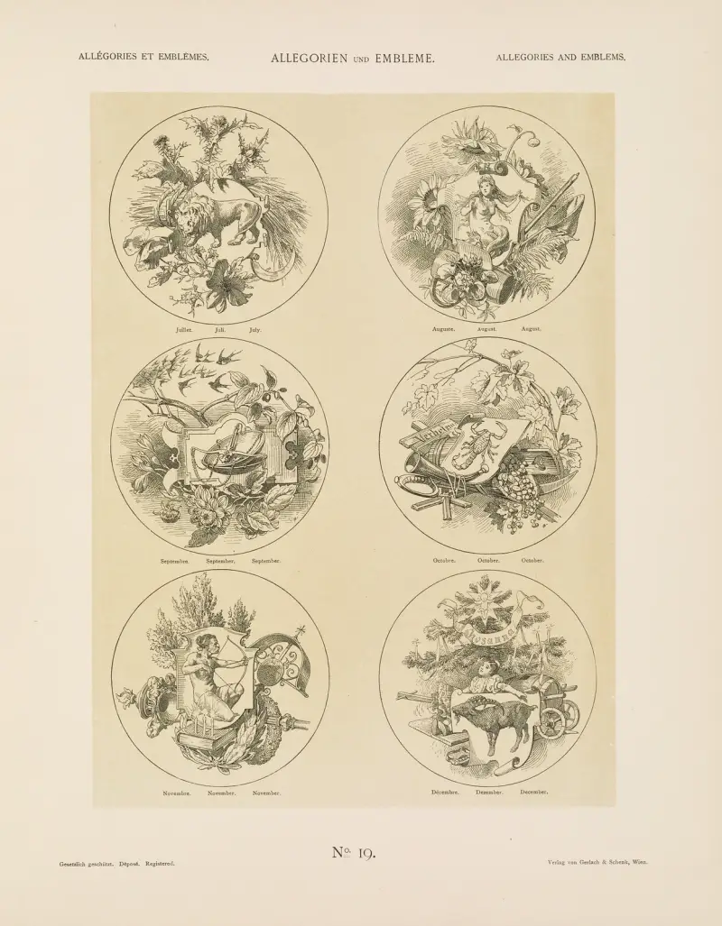 Allegorien und Embleme Vol. I Pl.021 av Albert Ilg
