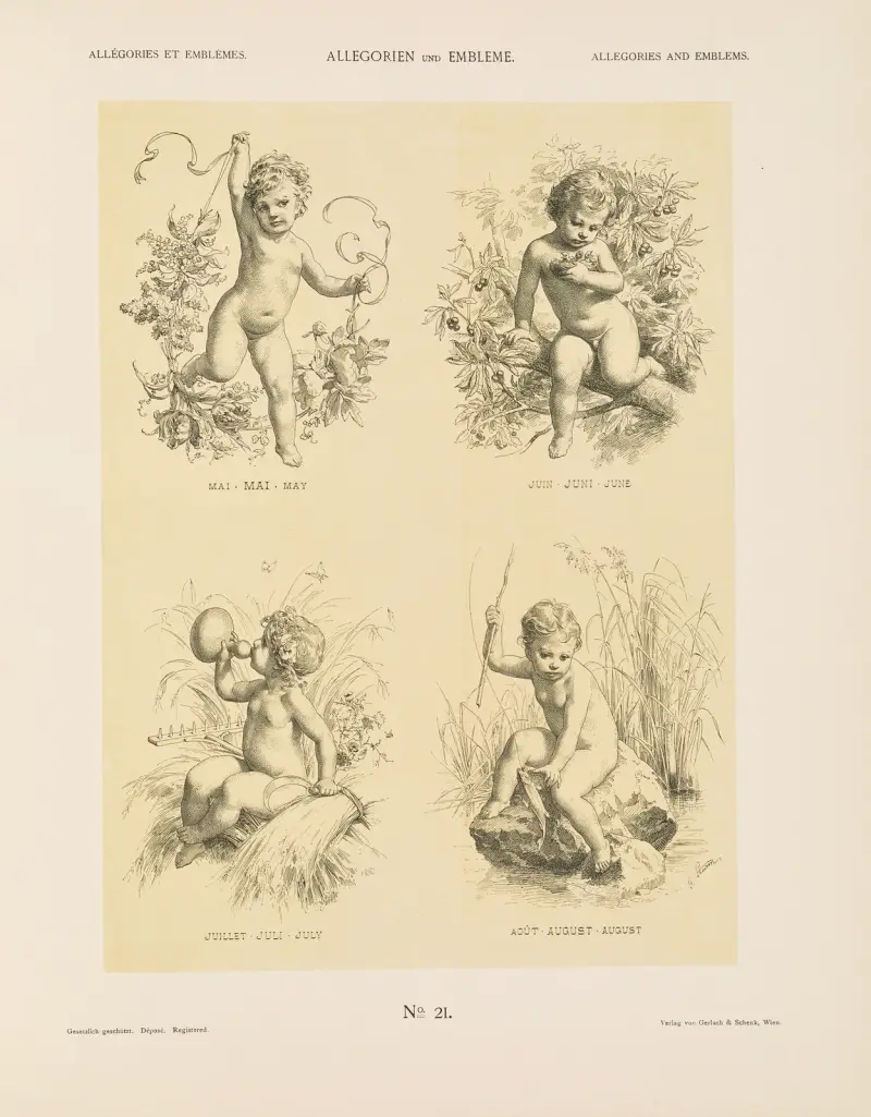 Allegorien und Embleme Vol. I Pl.023 av Albert Ilg