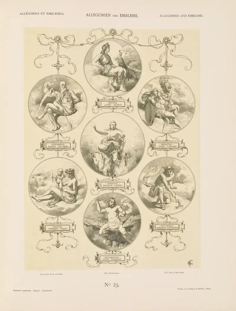 Allegorien und Embleme Vol. I Pl.025 av Albert Ilg