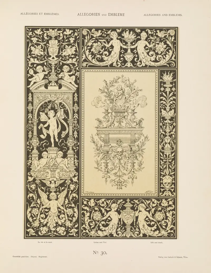 Allegorier och emblem, vol. I, plansch 032 av Albert Ilg