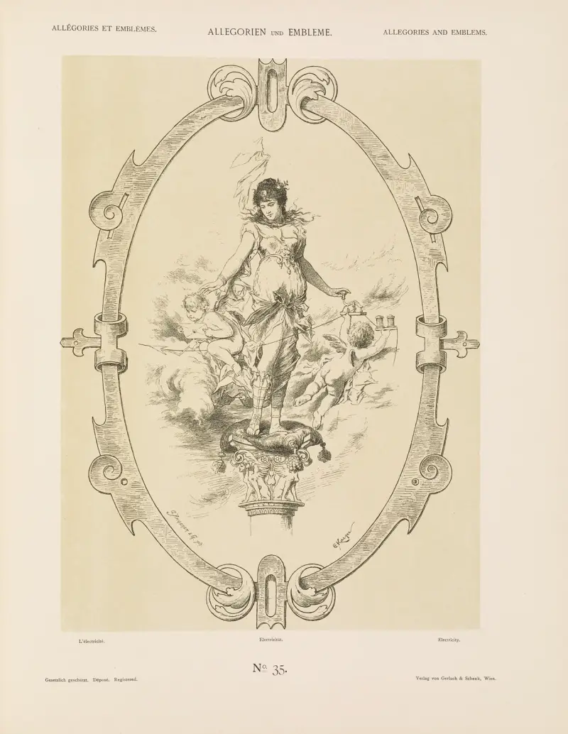 Allegorien und Embleme Vol. I Pl.037 av Albert Ilg