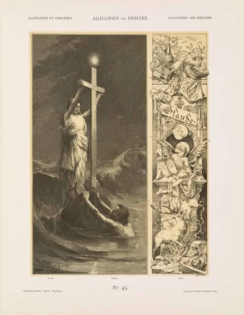 Allegorien und Embleme Vol. I Pl.048 av Albert Ilg