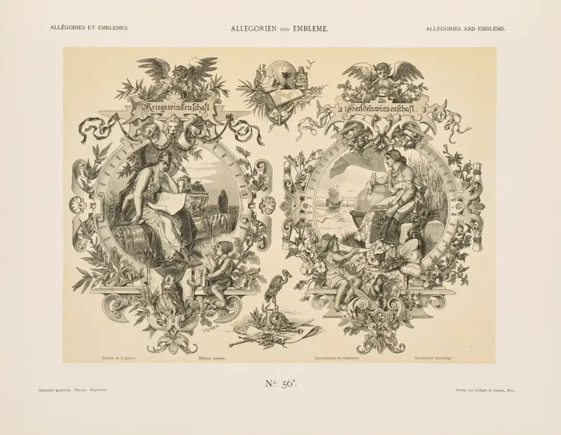 Allegorien und Embleme Vol. I Pl. 62 av Albert Ilg
