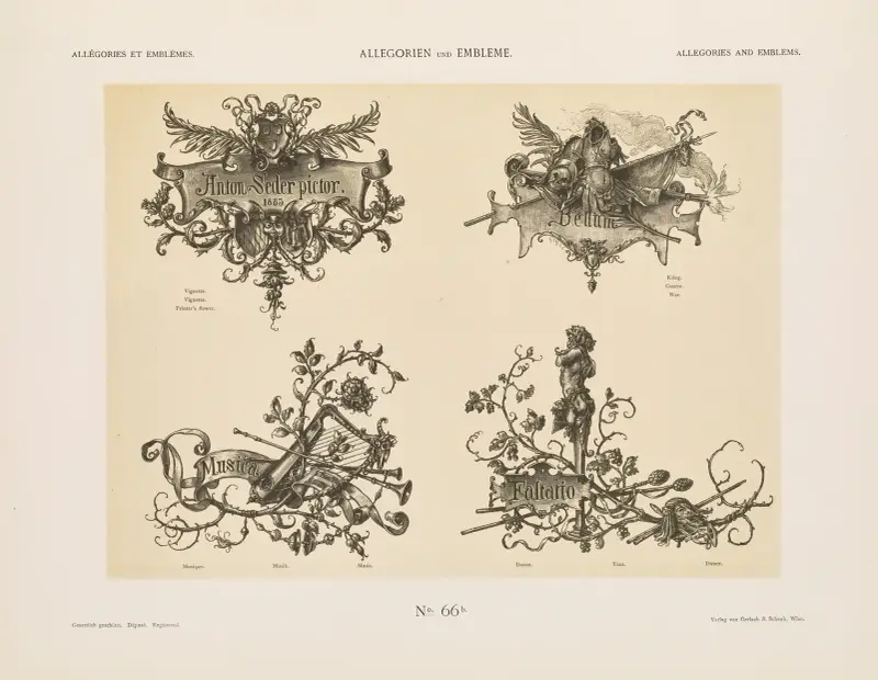 Allegorien und Embleme Vol. I Pl.076 av Albert Ilg