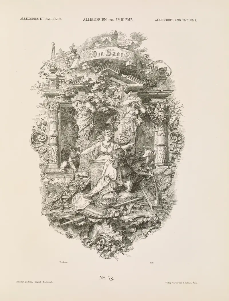 Allegorien und Embleme Vol. I Pl.086 av Albert Ilg