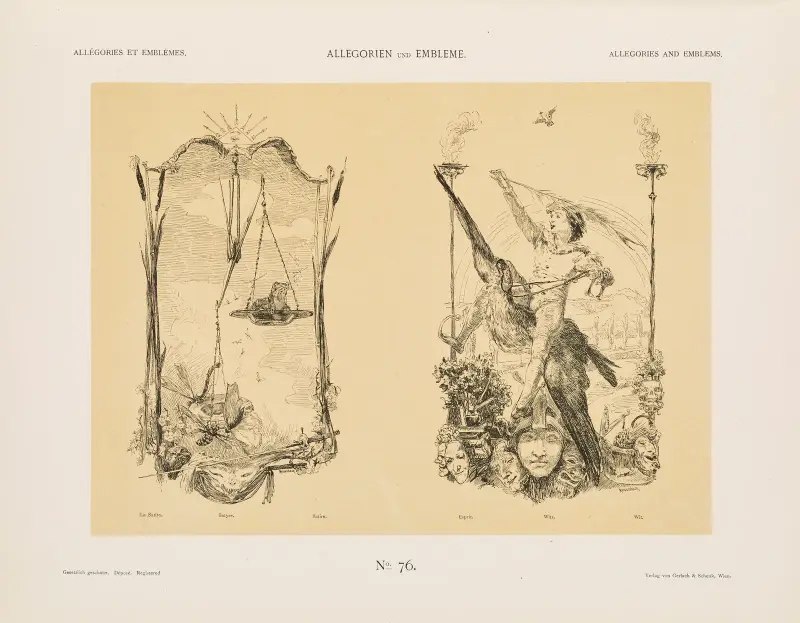 Allegorien und Embleme Vol. I Pl.090 av Albert Ilg