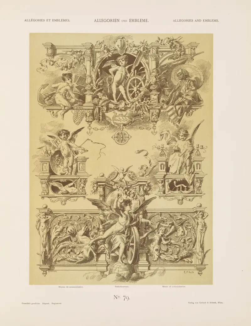 Allegorien und Embleme Vol. I Pl.094 av Albert Ilg