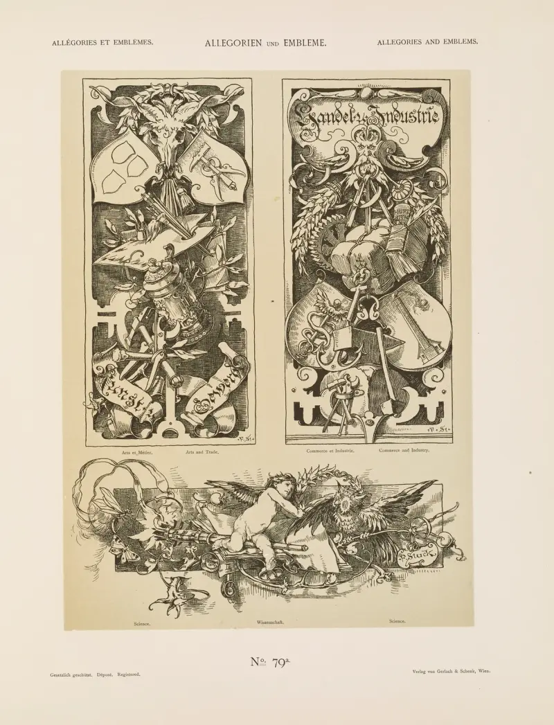 Allegorien und Embleme Vol. I Pl.095 av Albert Ilg