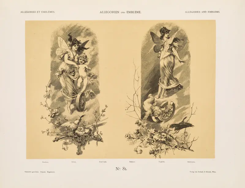 Allegorien und Embleme Vol. I Pl.097 av Albert Ilg