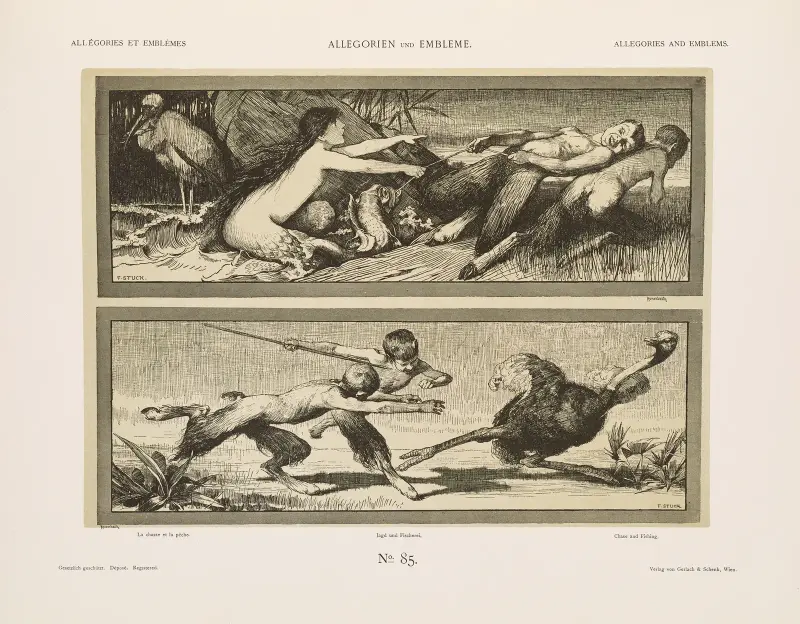 Allegorien und Embleme Vol. I Pl.101 av Albert Ilg