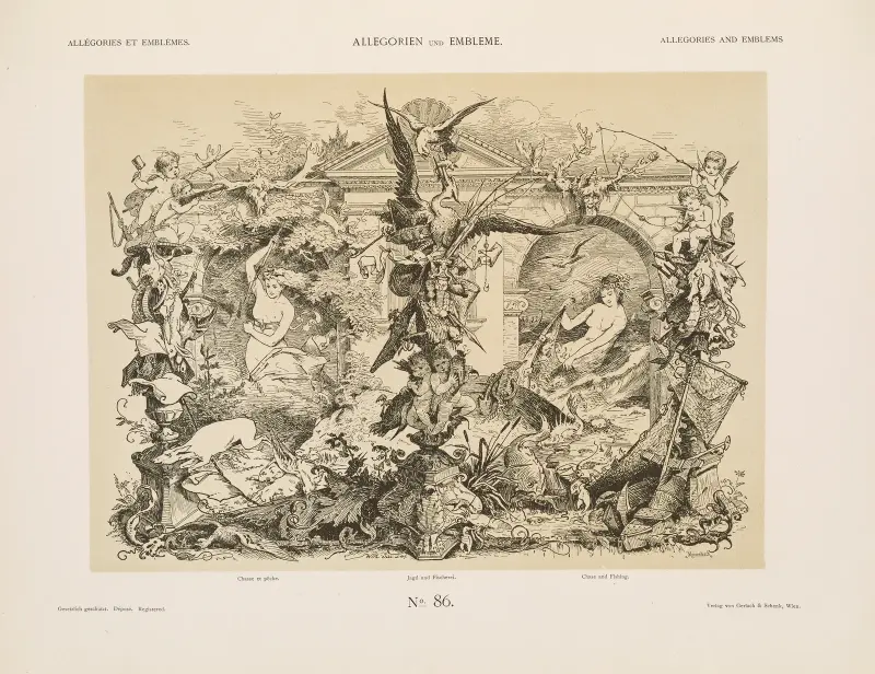 Allegorien und Embleme Vol. I Pl.102 av Albert Ilg
