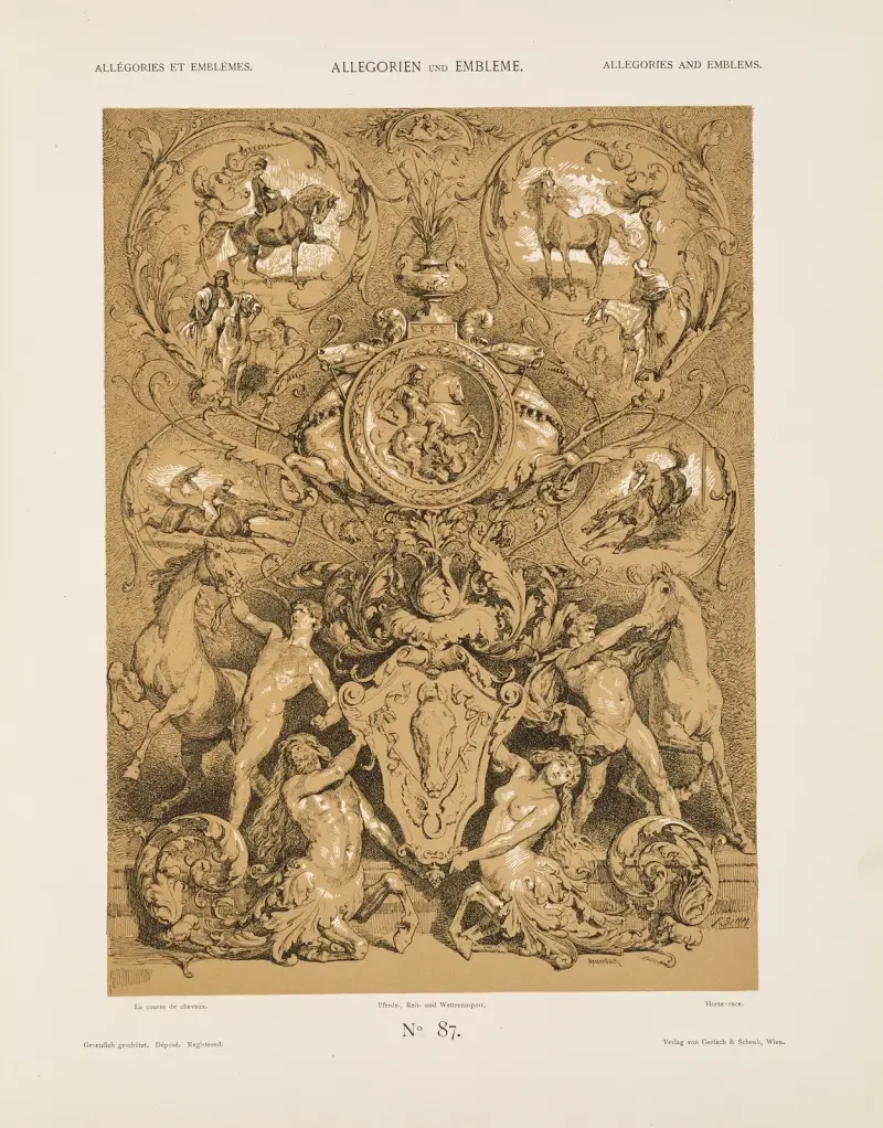 Allegorien und Embleme Vol. I Pl.104 av Albert Ilg
