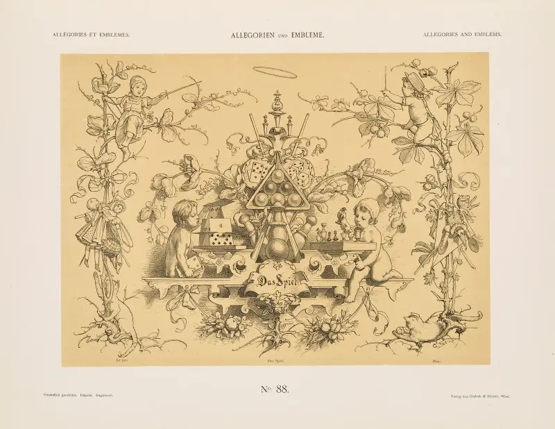 Allegorien und Embleme Vol. I Pl.105 av Albert Ilg
