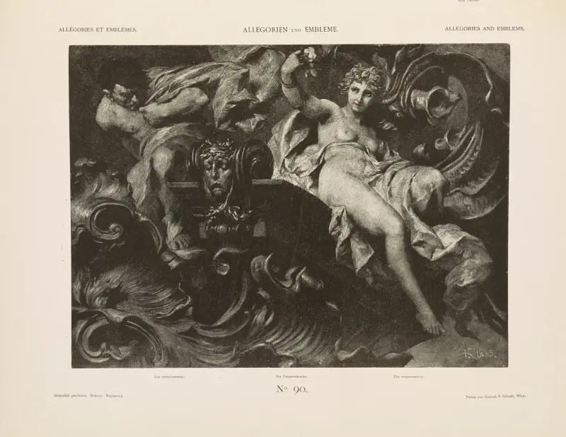 Allegorien und Embleme Vol. I Pl.107 av Albert Ilg