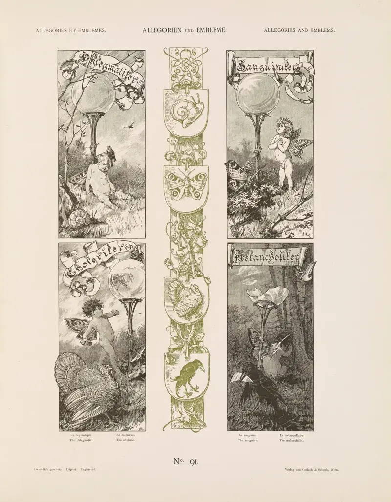 Allegorien und Embleme Vol. I Pl.108 av Albert Ilg
