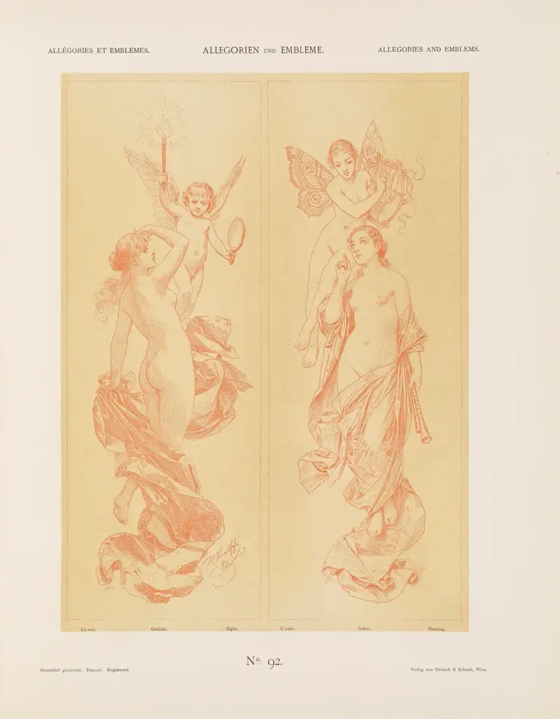 Allegorien und Embleme Vol. I Pl.109 av Albert Ilg