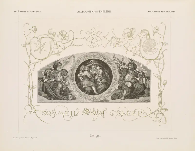 Allegorien und Embleme Vol. I Pl.112 av Albert Ilg