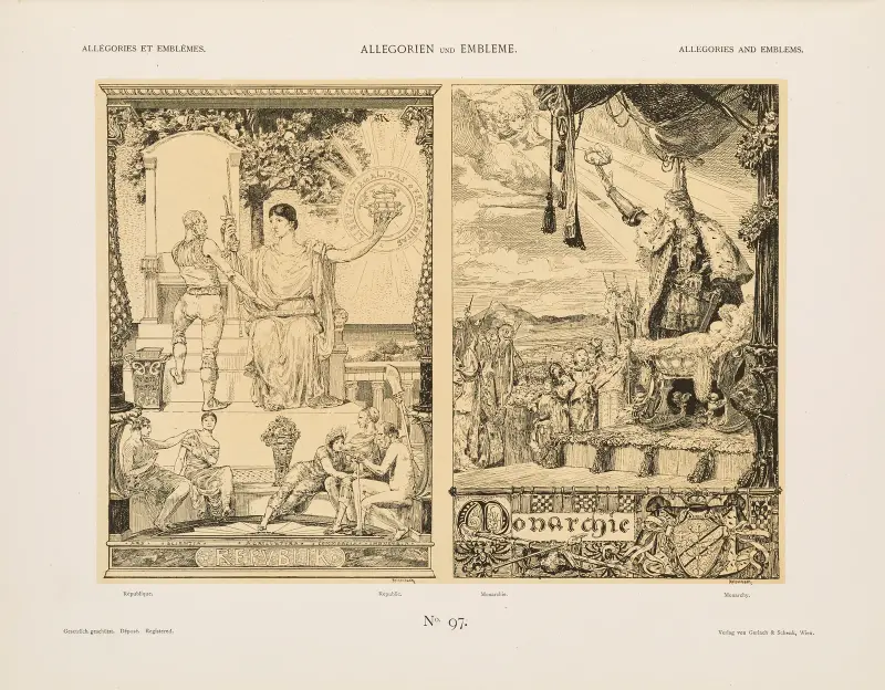 Allegorien und Embleme Vol. I Pl.115 av Albert Ilg