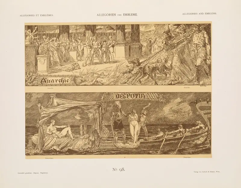 Allegorien und Embleme Vol. I Pl.116 av Albert Ilg