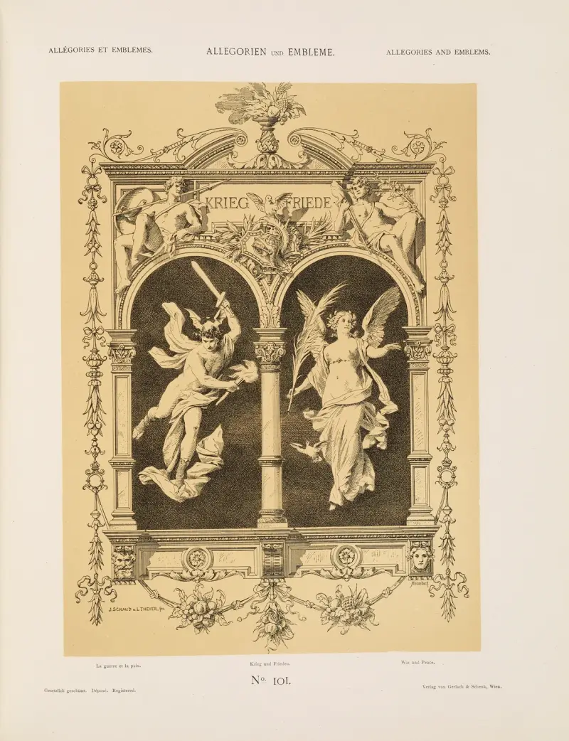 Allegorien und Embleme Vol. I Pl.119 av Albert Ilg