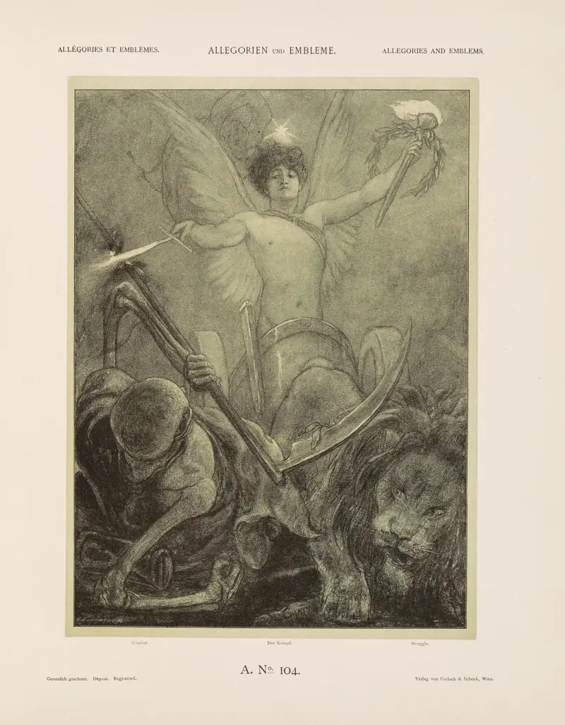 Allegorien und Embleme Vol. I Pl.122 av Albert Ilg