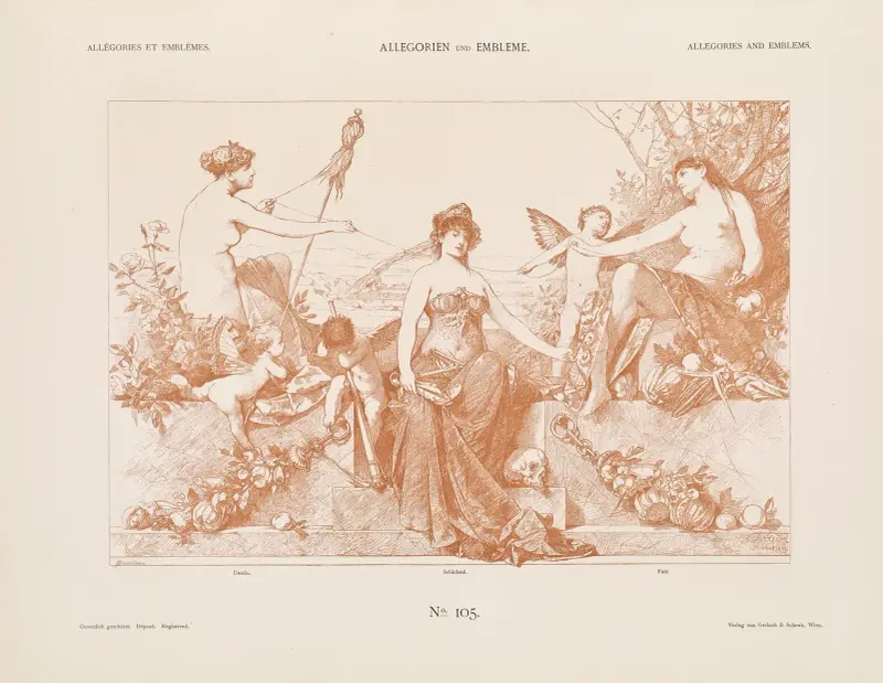 Allegorien und Embleme Vol. I Pl.123 av Albert Ilg