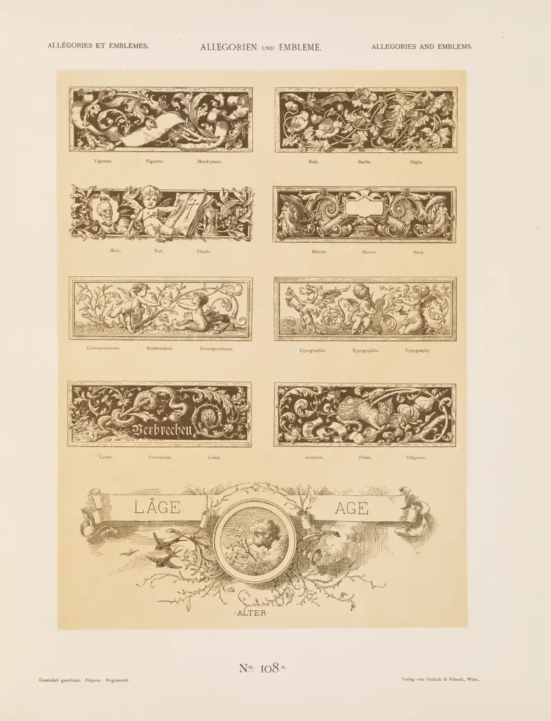 Allegorien und Embleme Vol. I Pl.127 av Albert Ilg