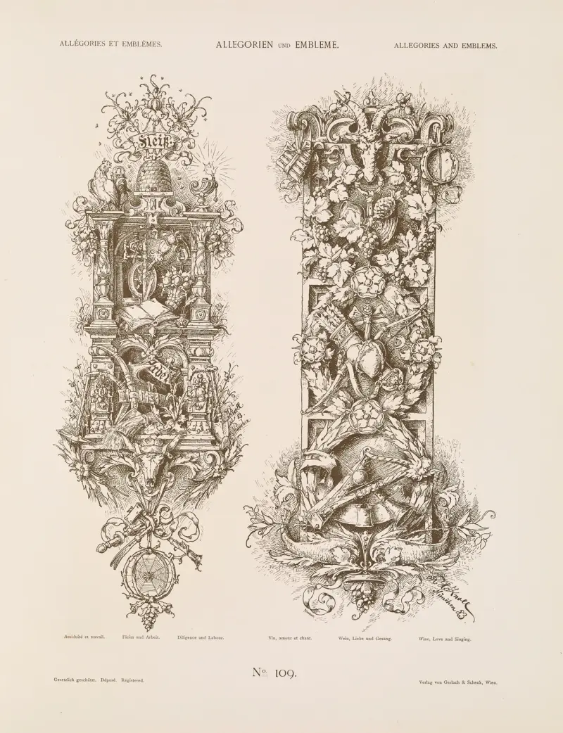 Allegorien und Embleme Vol. I Pl.128 av Albert Ilg