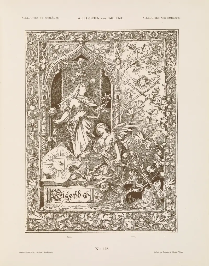 Allegorien und Embleme Vol. I Pl.131 av Albert Ilg
