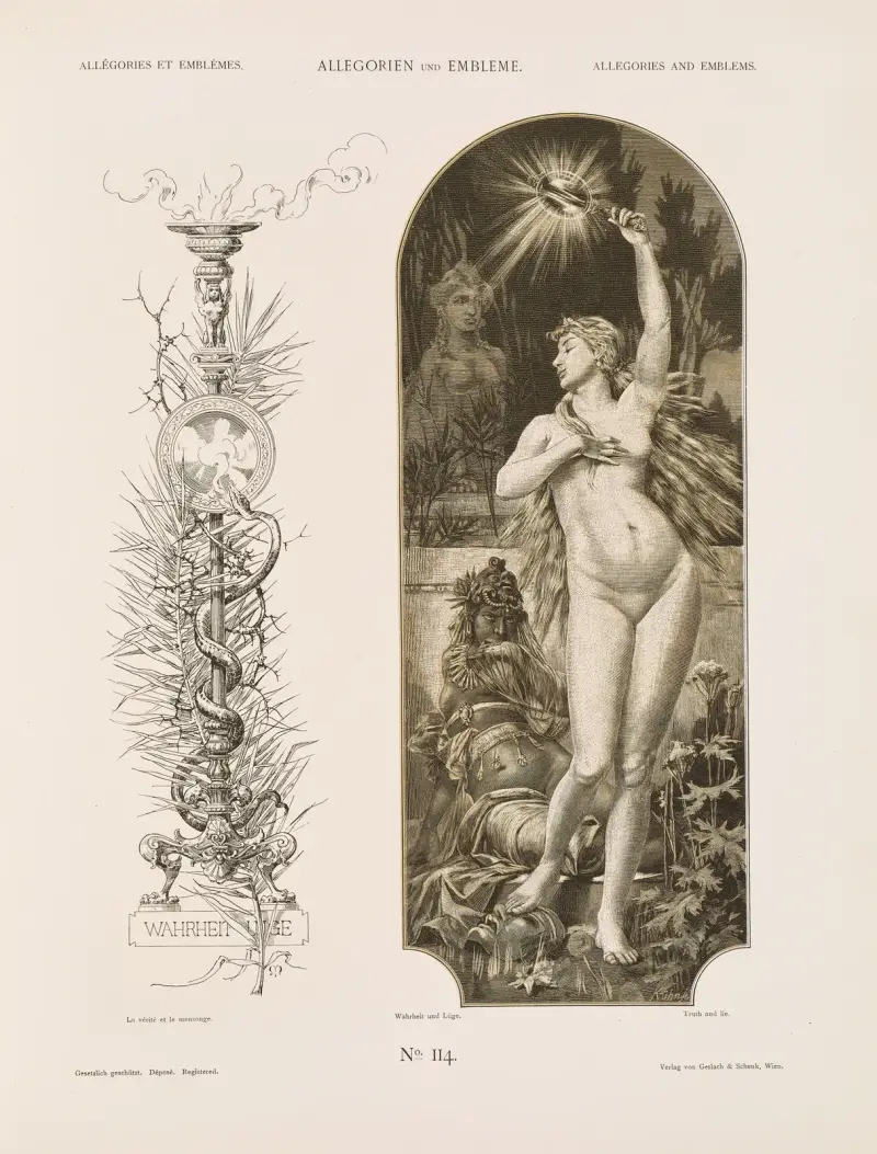 Allegorien und Embleme Vol. I Pl.133 av Albert Ilg