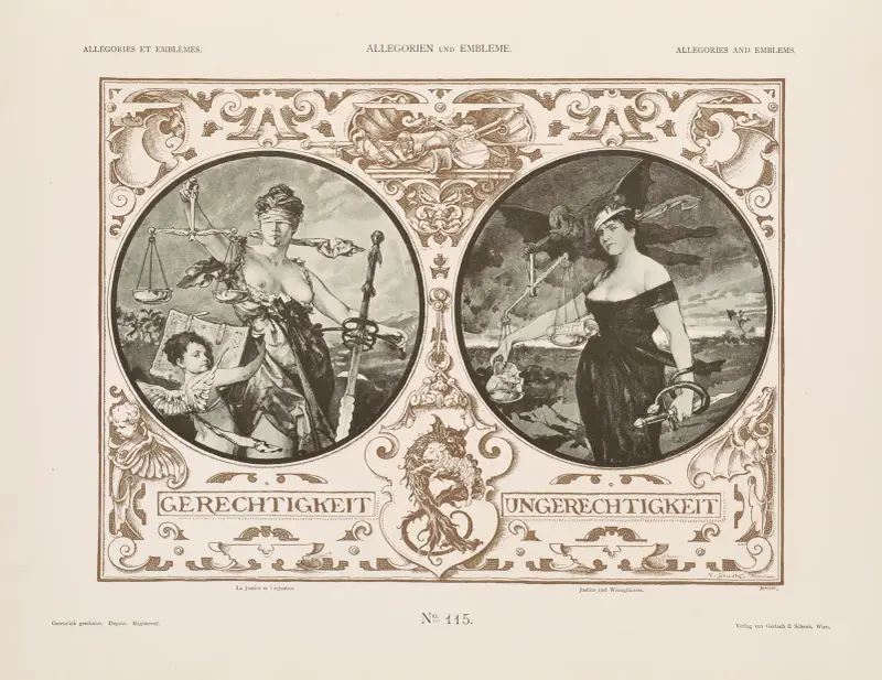 Allegorien und Embleme Vol. I Pl.134 av Albert Ilg