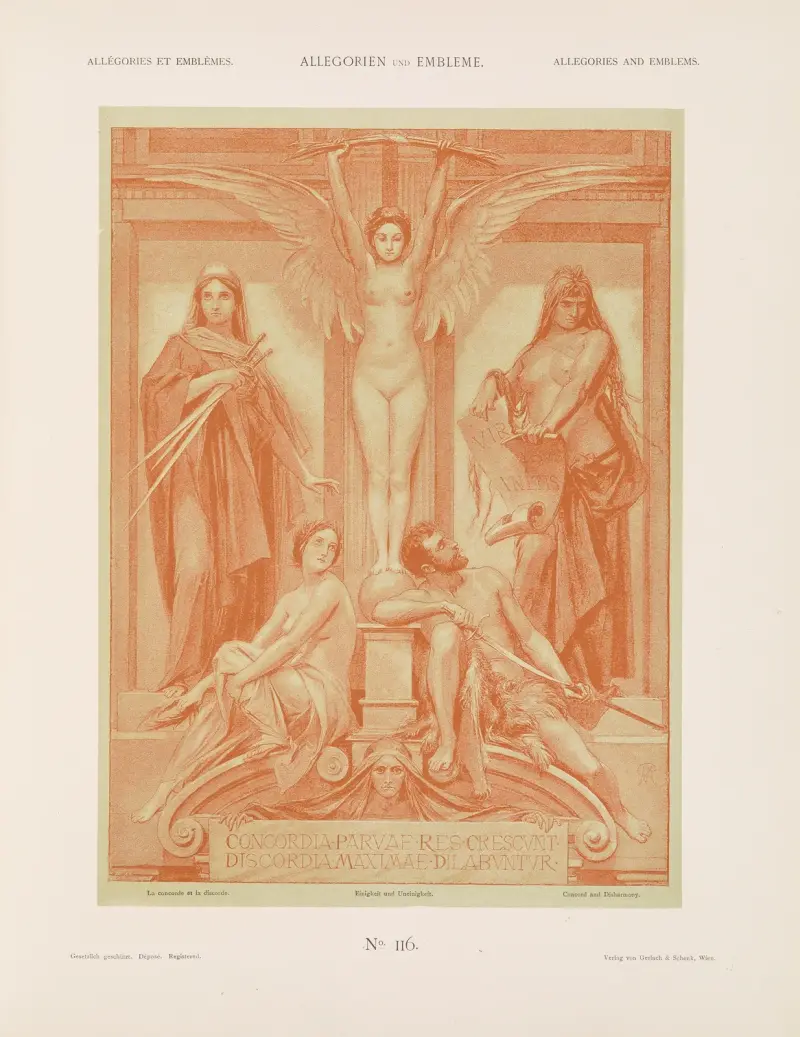 Allegorier och emblem, vol. I, pl. 135 av Albert Ilg