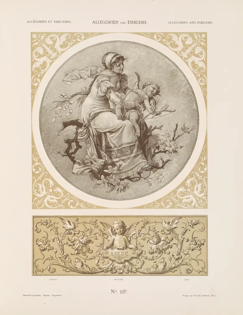 Allegorien und Embleme Vol. I Pl.138 av Albert Ilg