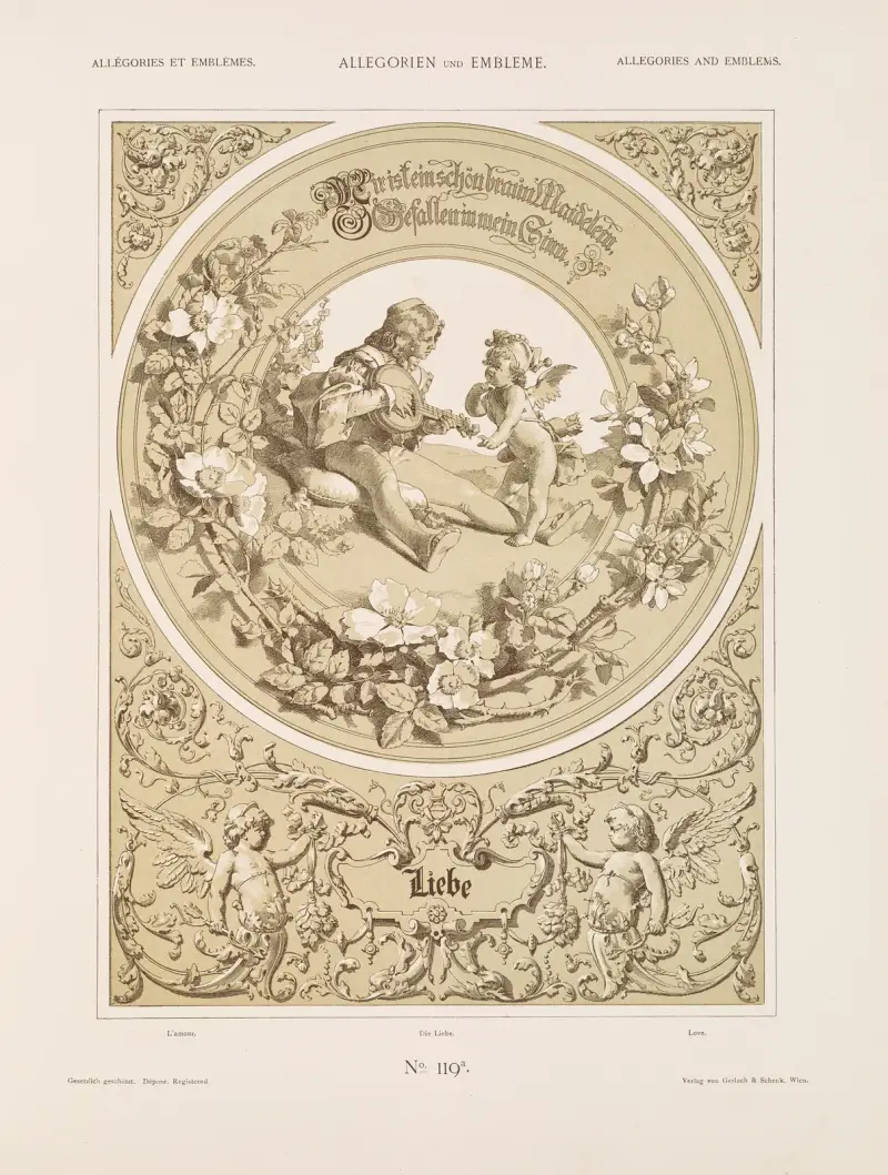 Allegorien und Embleme Vol. I Pl.140 av Albert Ilg