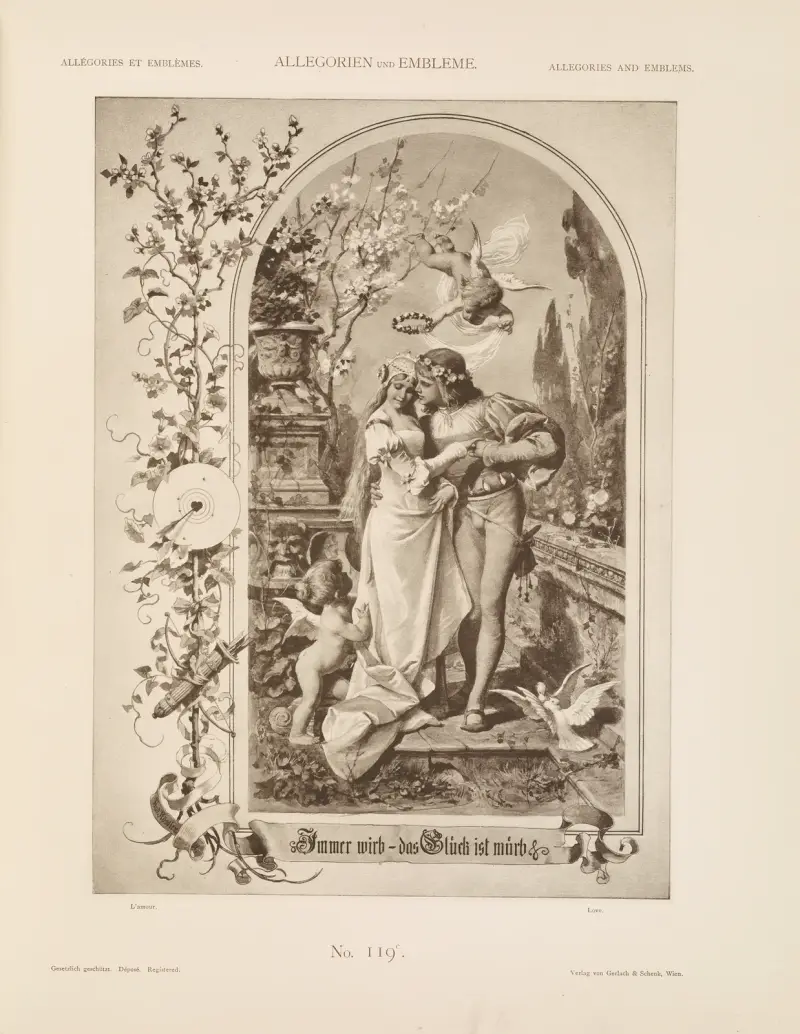 Allegorien und Embleme Vol. I Pl.142 av Albert Ilg