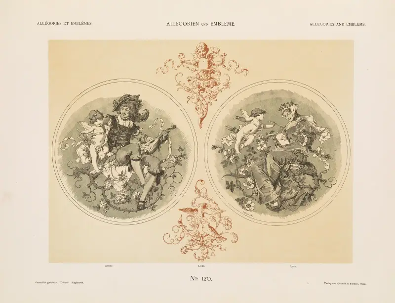 Allegorien und Embleme Vol. I Pl.143 av Albert Ilg