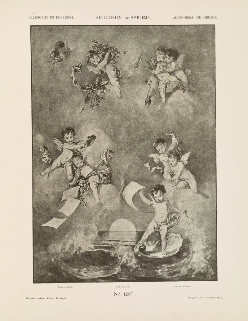Allegorien und Embleme Vol. I Pl.144 av Albert Ilg