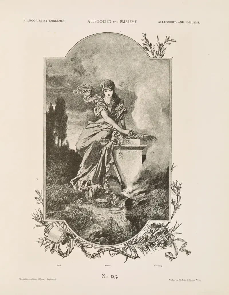 Allegorien und Embleme Vol. I Pl.147 av Albert Ilg