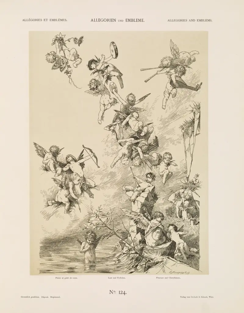Allegorien und Embleme Vol. I Pl.148 av Albert Ilg