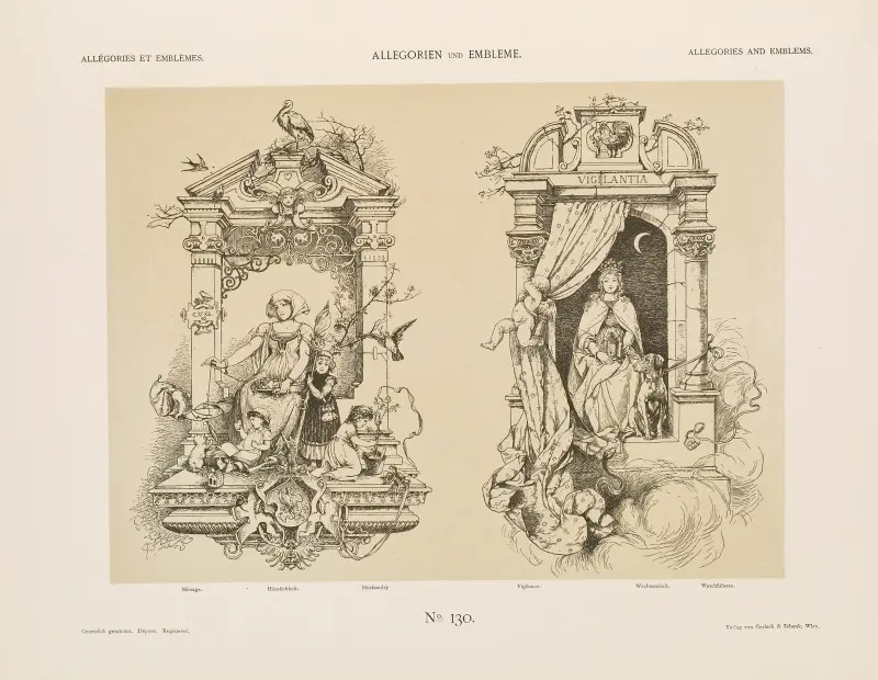 Allegorien und Embleme Vol. I Pl.154 av Albert Ilg