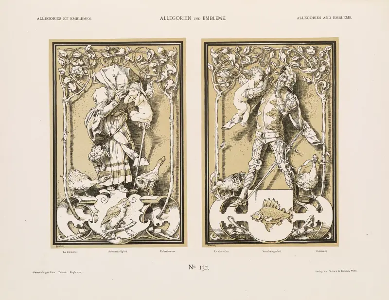Allegorien und Embleme Vol. I Pl.156 av Albert Ilg
