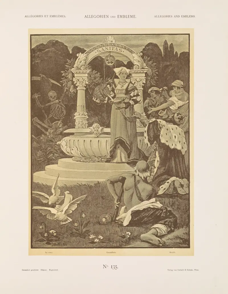 Allegorien und Embleme Vol. I Pl.159 av Albert Ilg
