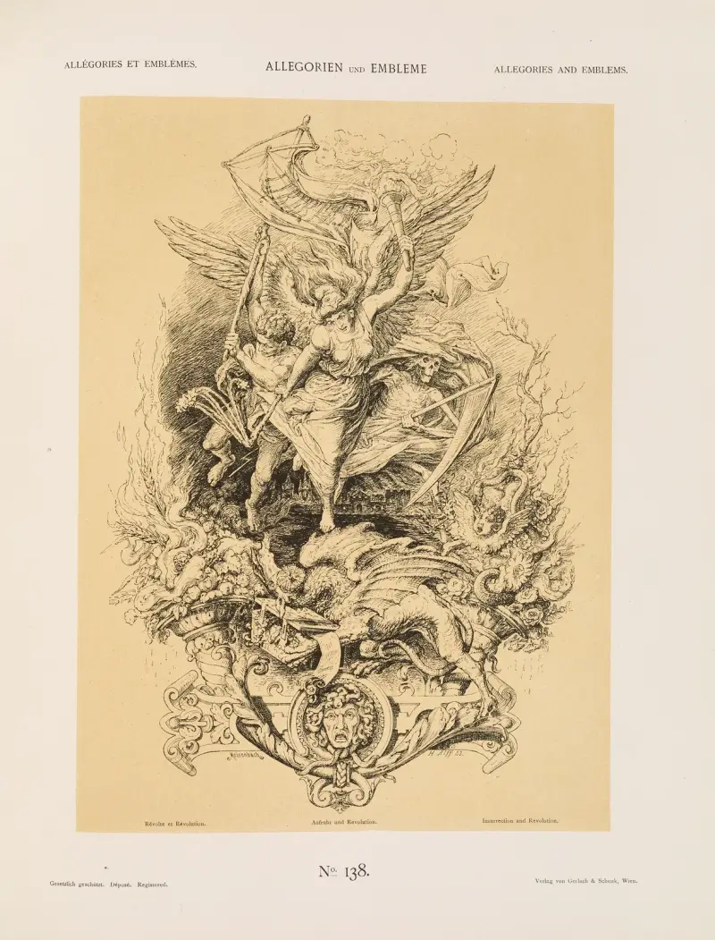 Allegorien und Embleme Vol. I Pl.163 av Albert Ilg