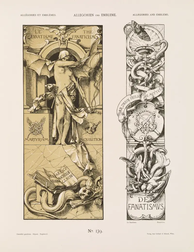 Allegorien und Embleme Vol. I Pl.164 av Albert Ilg
