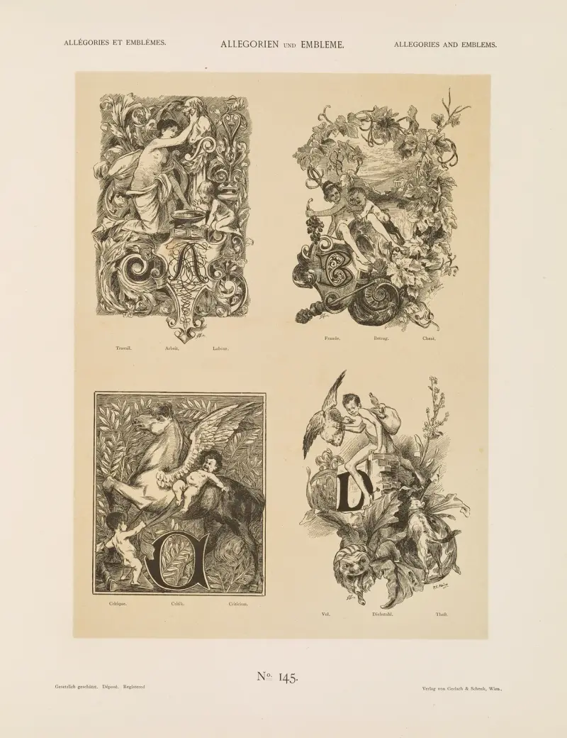 Allegorien und Embleme Vol. I Pl.170 av Albert Ilg